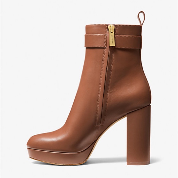 Brand new Michael Kors Parker Leather Platform Boot - Picture 3 of 3